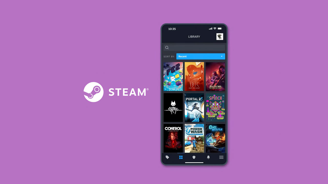 aplikasi steam mobile baru