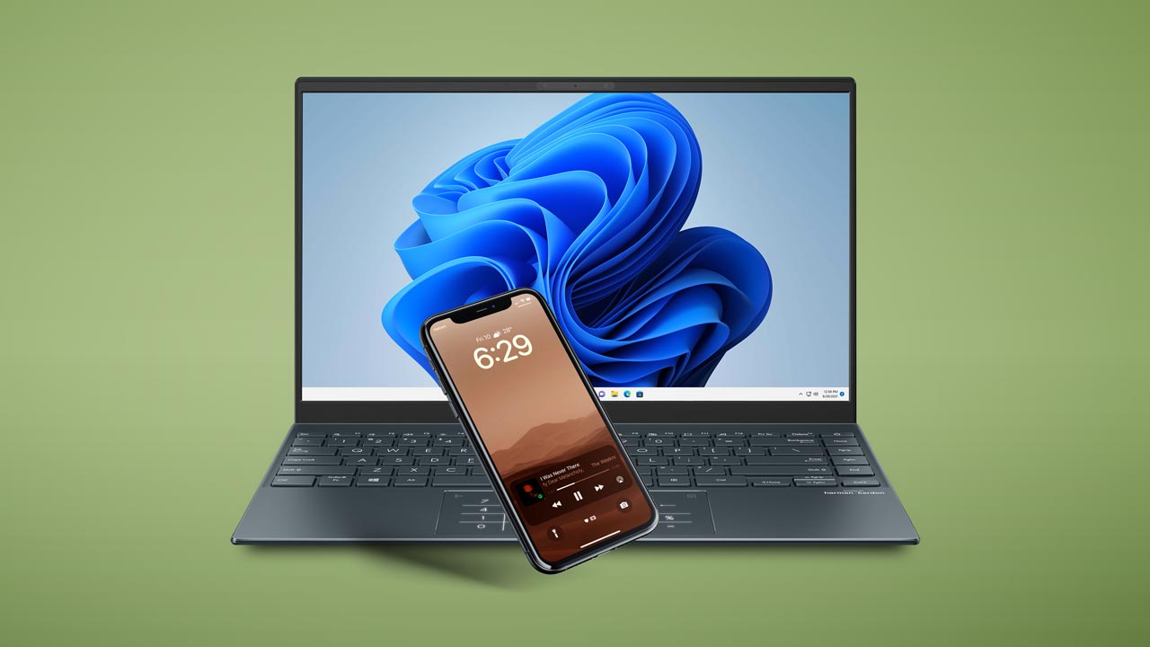 iphone dan laptop windows