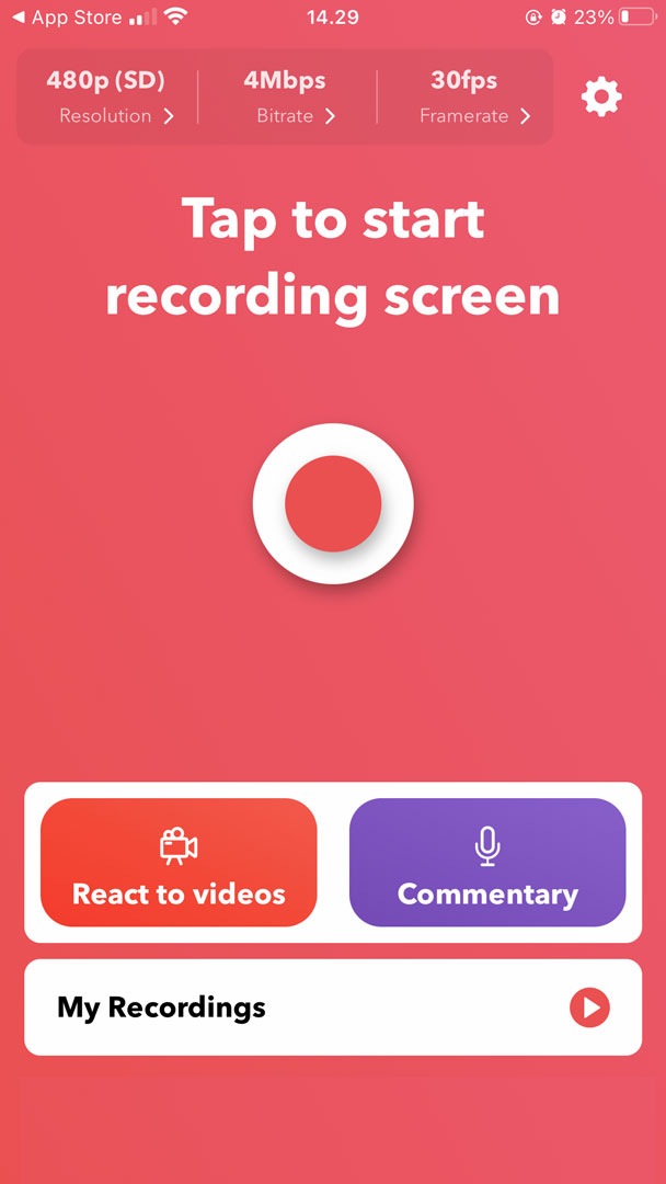 gambar aplikasi record it