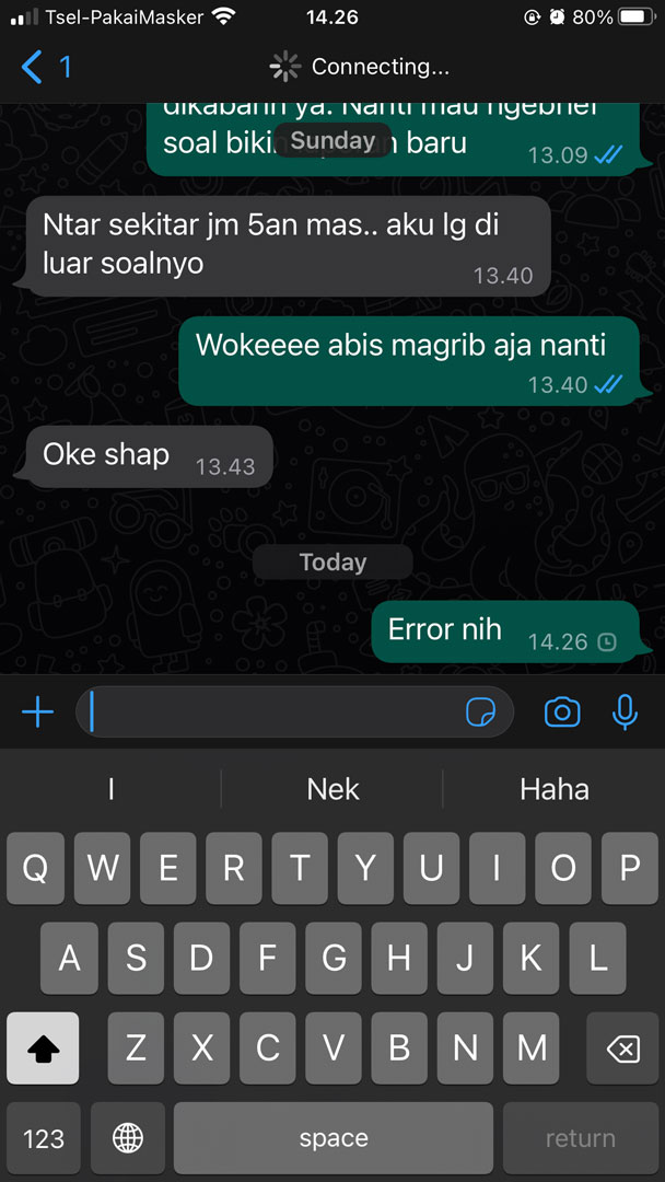 screenshot whatsapp error