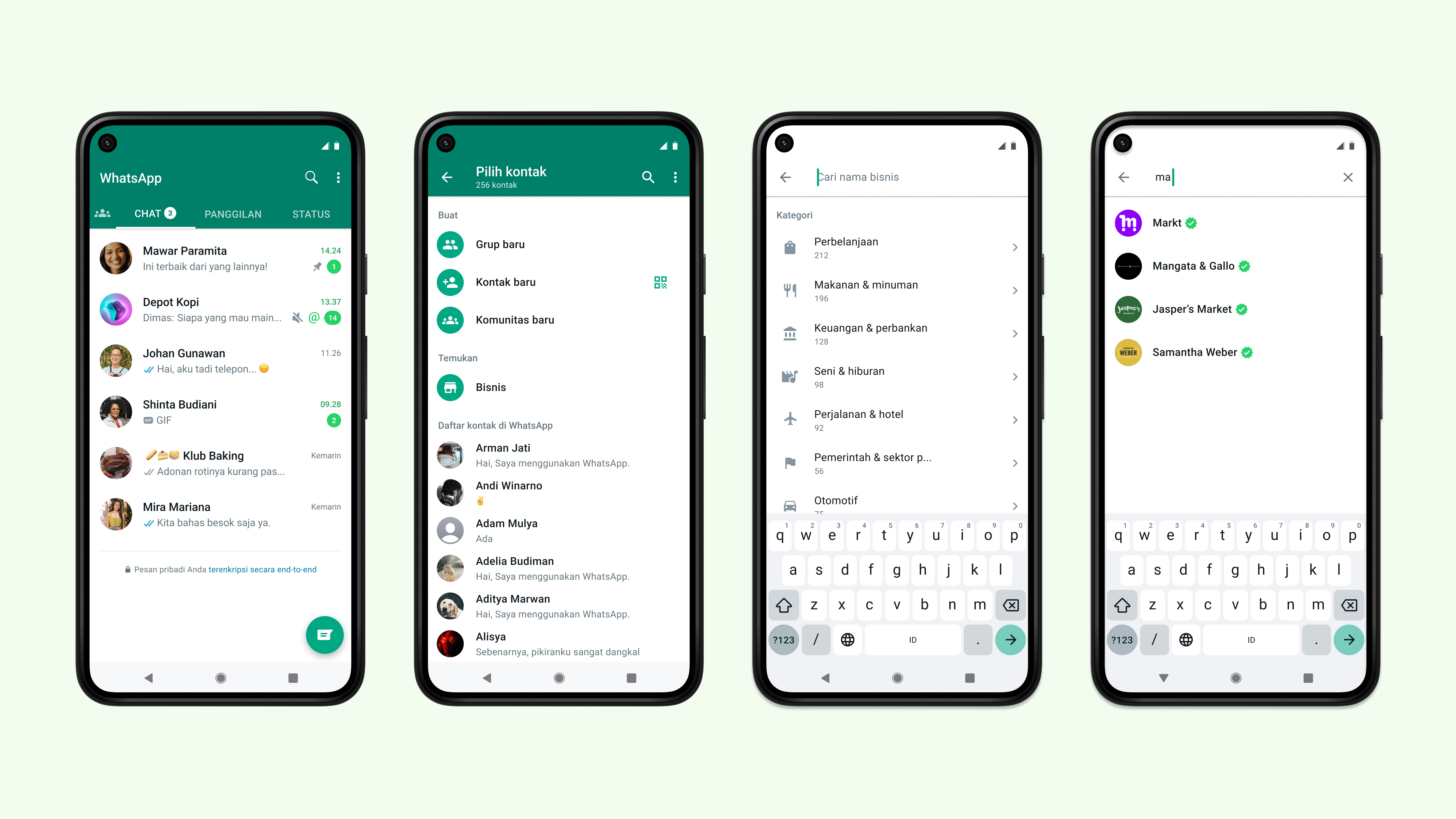 fitur pencarian bisnis whatsapp