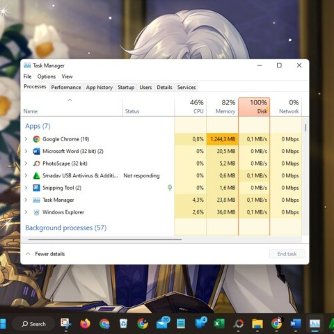 cara mematikan aplikasi dengan task manager secara paksa