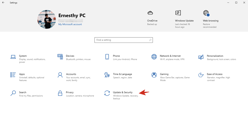 Cara Downgrade Windows 10 Melalui Fitur Recovery 2