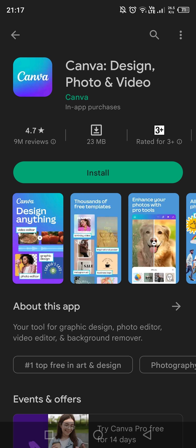 Cara Membuat Poster di Canva dengan HP 1