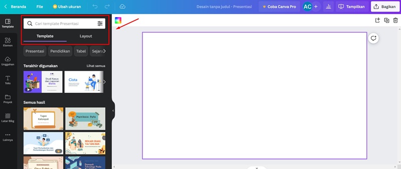 Cara Membuat Poster di Canva dengan Laptop 3