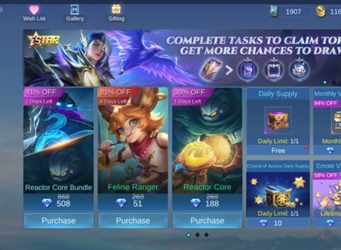 Cara Mendapatkan Skin Zodiac Mobile Legends 2