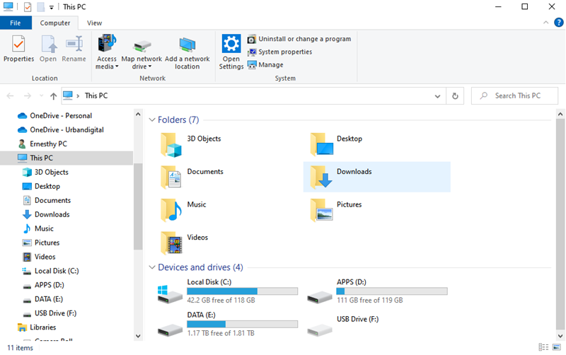 Cara Mengganti File Explorer Menampilkan Quick Access