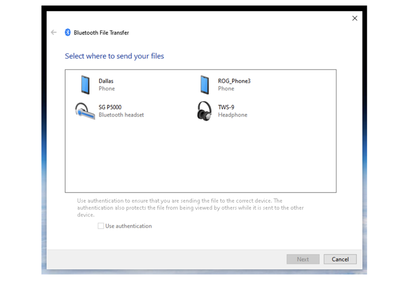 Cara Mengirim File dari Laptop ke HP Melalui Bluetooth 2