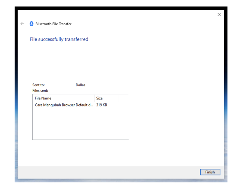 Cara Mengirim File dari Laptop ke HP Melalui Bluetooth 5