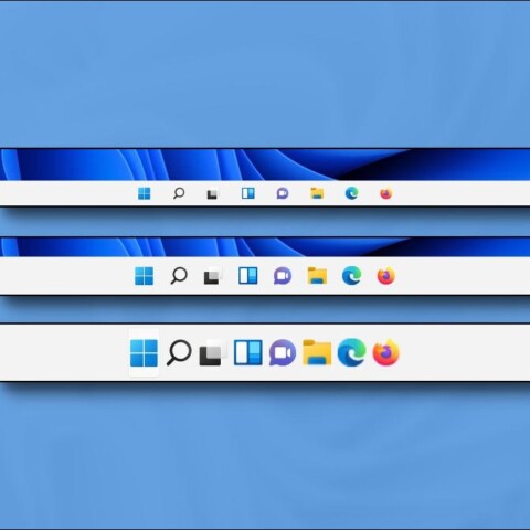cara mengecilkan taskbar windows 11