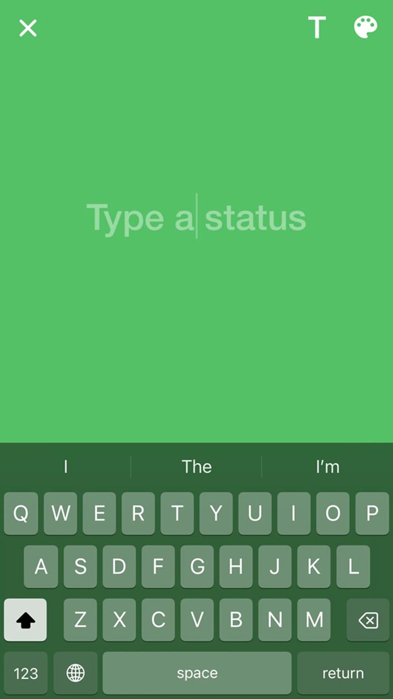 Membuat status WhatsApp berupa teks artistik - cara mengganti status whatsapp 1