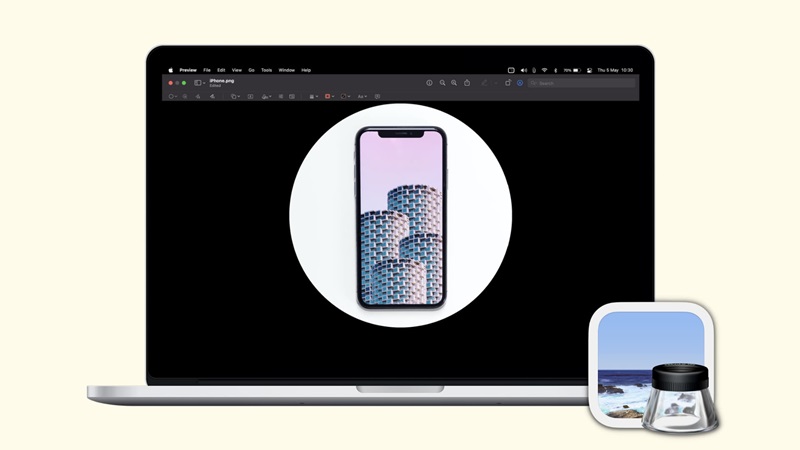 Memotong ukuran foto (cropping) di Preview macOS - cara mengubah ukuran foto