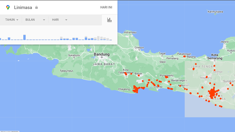 Menggunakan Google Maps - cara melacak seseorang lewat email dan nomor hp