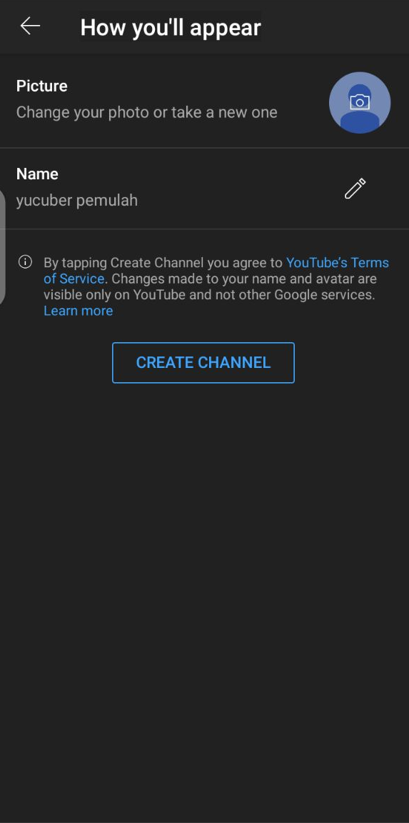Cara Membuat Channel YouTube Pake HP