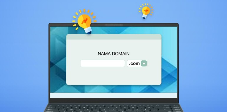 gambar ilustrasi cara memilih nama domain untuk website