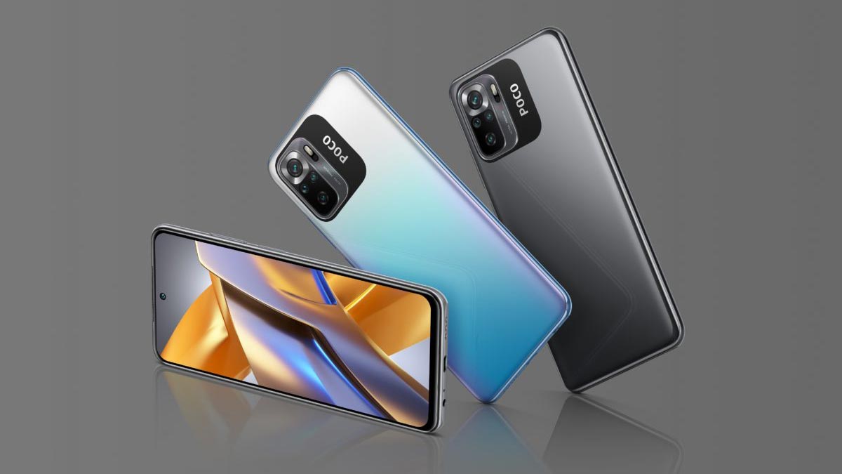 gambar varian warna ponsel poco m5s