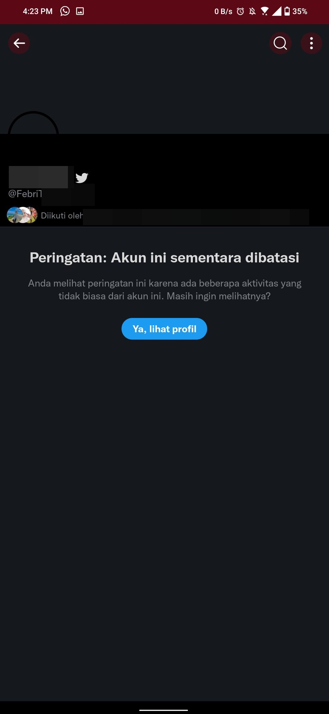 penyebab akun twitter kena suspend