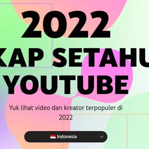 video terpopuler youtube 2022