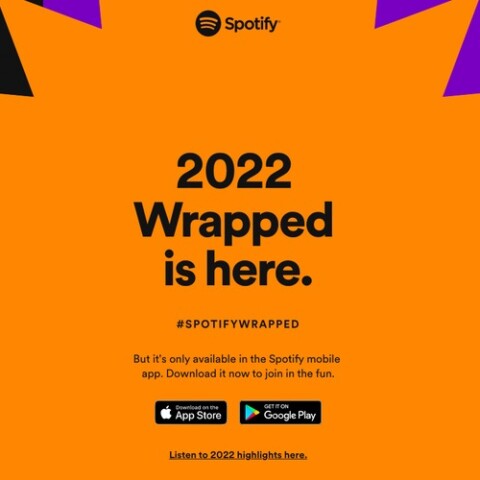 spotify wrapped 2022