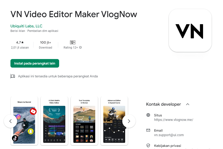 Aplikasi Green Screen Terbaik di Android - VN