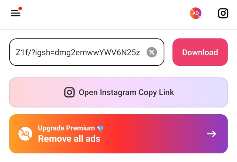 Cara Download Reels Instagram di Android 5