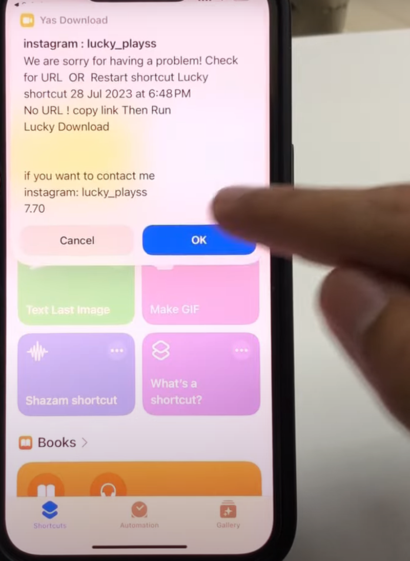 Cara Download Reels Instagram di iPhone 7