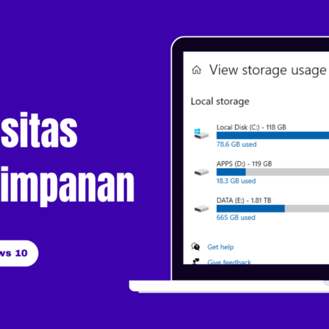 Cara Melihat Kapasitas Penyimpanan Windows 10