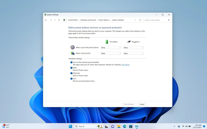 Cara Memunculkan Opsi Hibernate Windows 11