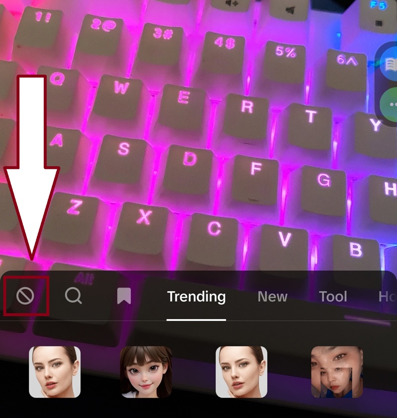 Cara Menghilangkan Filter TikTok 3