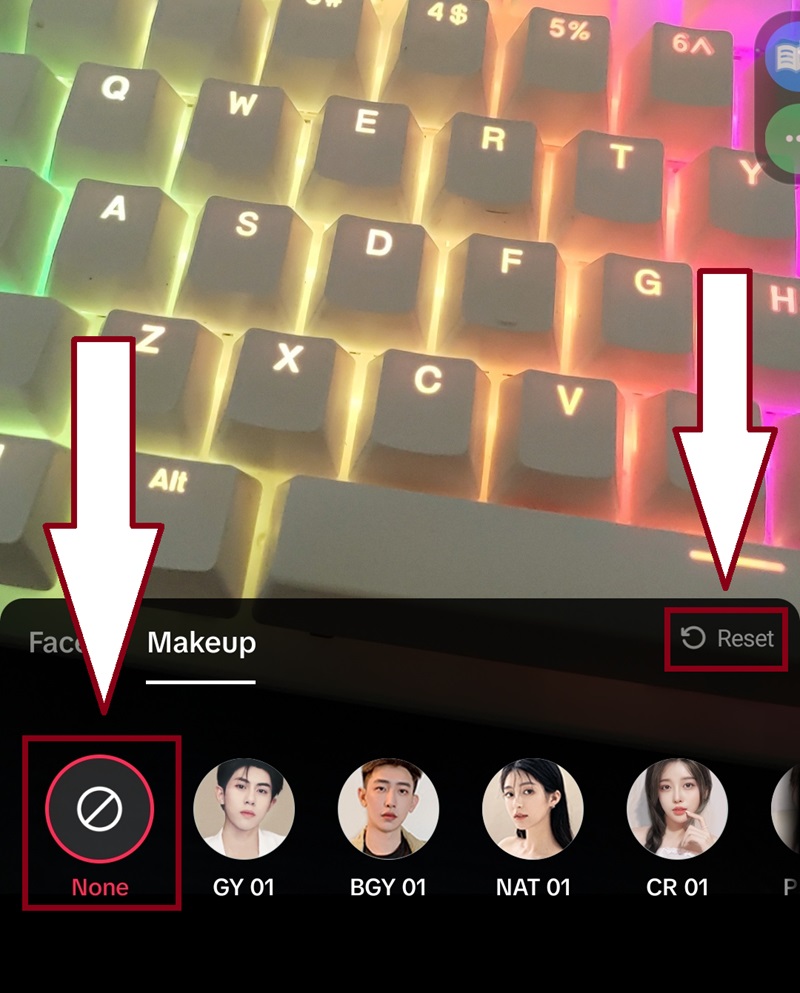 Cara Menghilangkan Filter TikTok 5