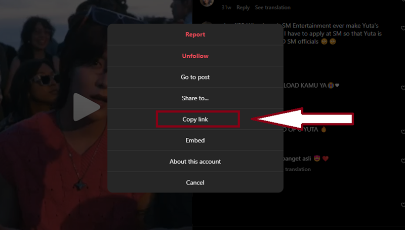 Download Reels Lewat Web Browser 2