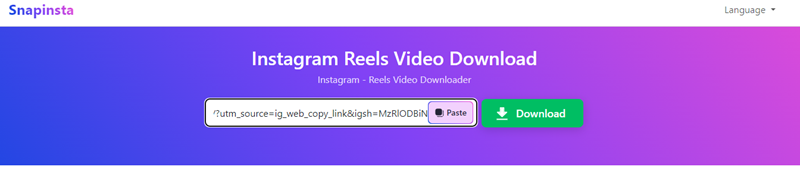 Download Reels Lewat Web Browser 3