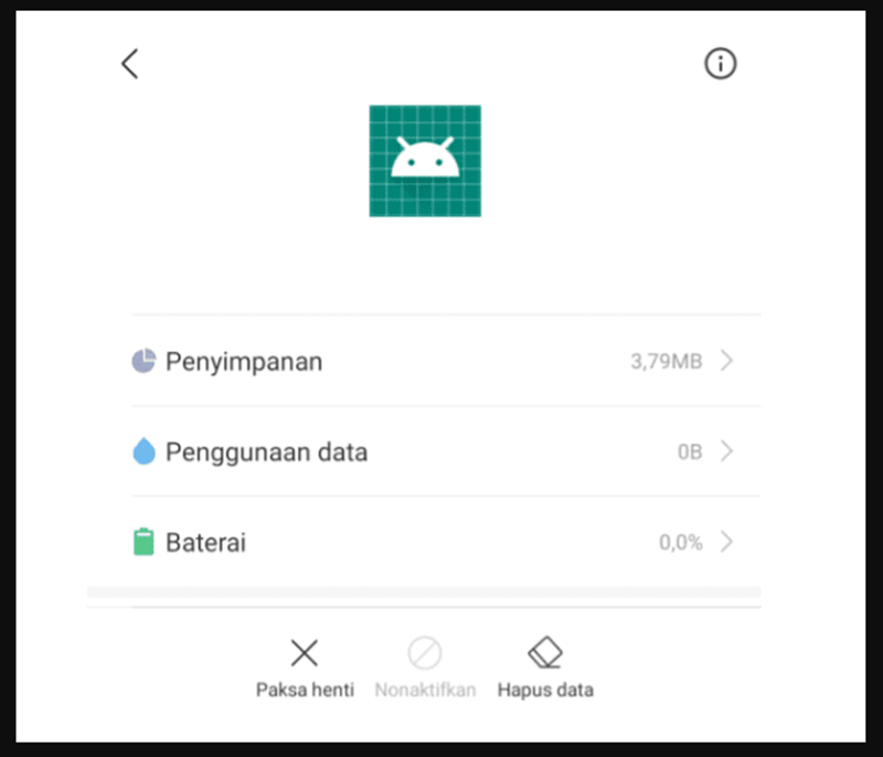 Gunakan fitur Force Stop untuk membatasi aplikasi