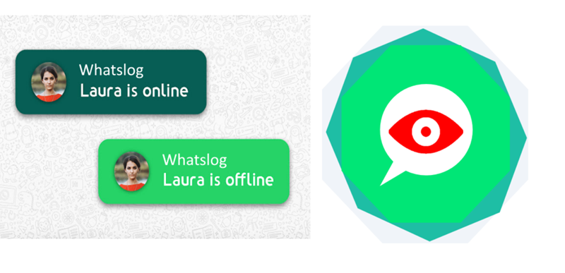 Lewat Aplikasi Whatslog Online Tracker - cara melihat online whatsapp yang disembunyikan