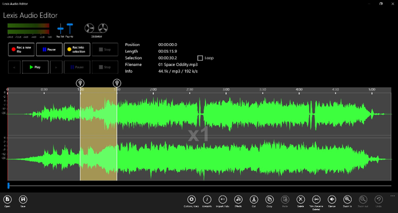Lexis Audio Editor