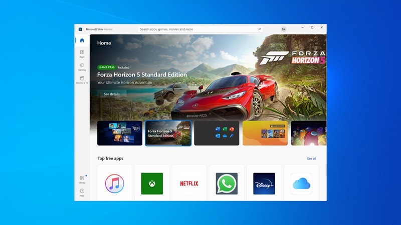 Mendaftar Ulang Microsoft Store