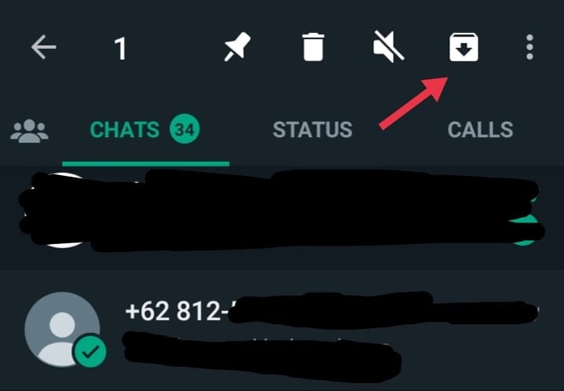 Menyembunyikan Satu Chat Whatsapp - cara menyembunyikan chat whatsapp 2