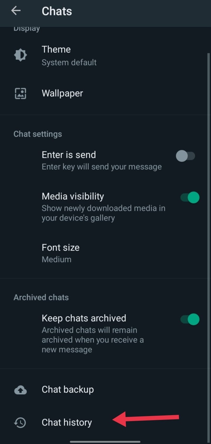 Menyembunyikan Semua Chat Whatsapp  2