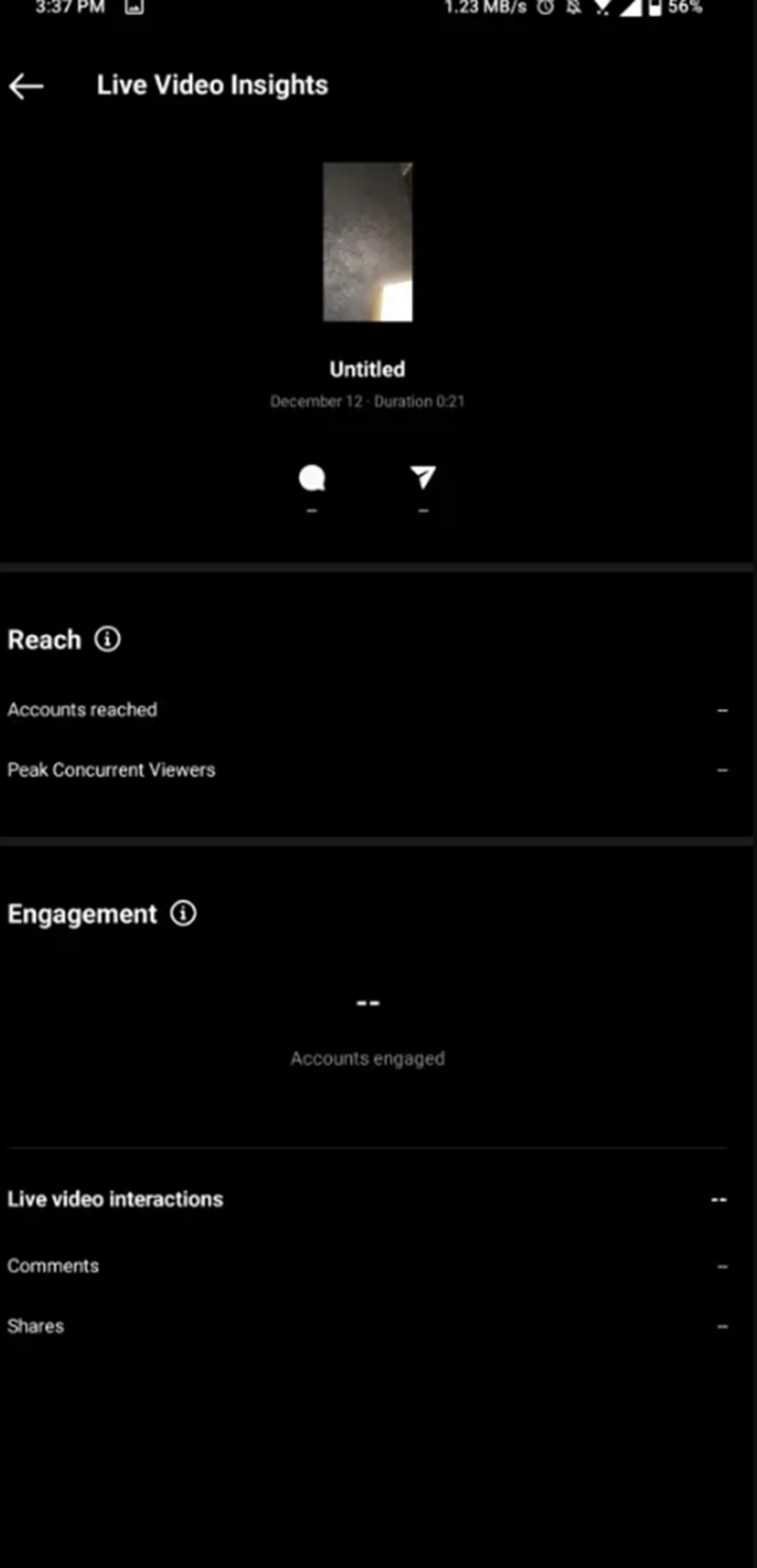 Tampilan saat LIVE Instagram dan setelah live di Instagram 1
