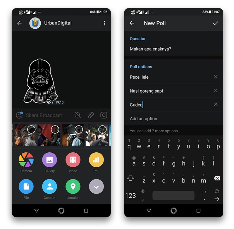 Tutorial Cara Membuat Polling di Telegram