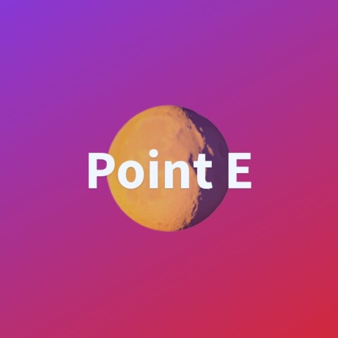 openai 3d point-e