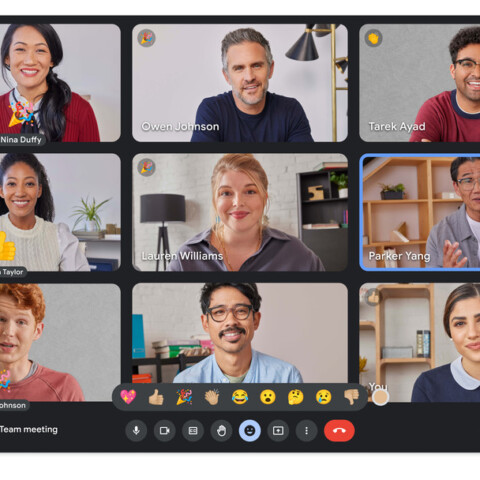 fitur google meet reaksi