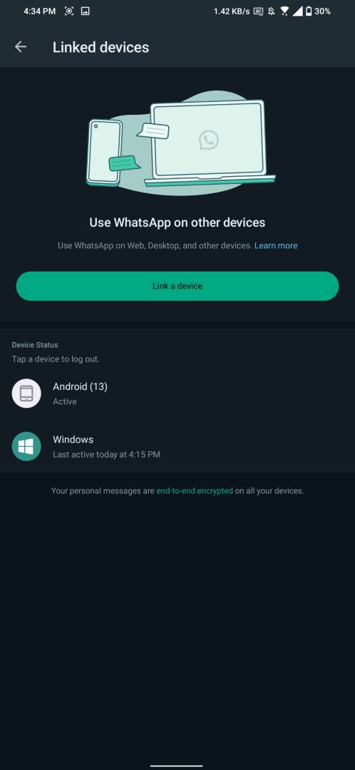Menghubungkan Akun WhatsApp Utama dengan HP Lain