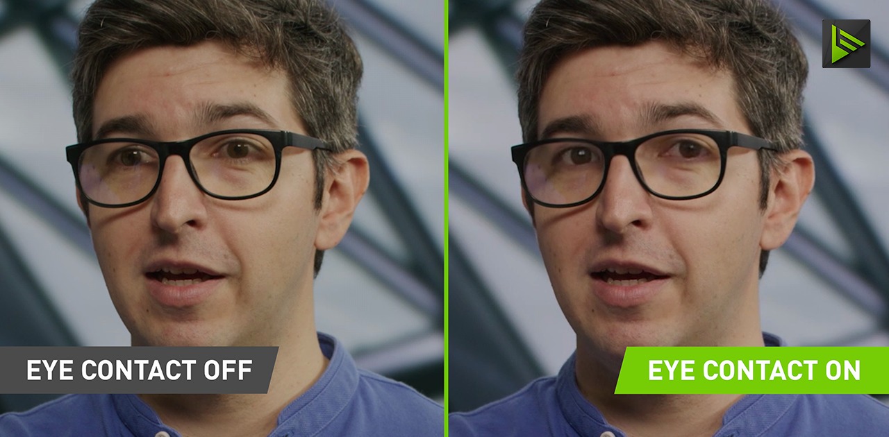 kontak mata di nvidia broadcast