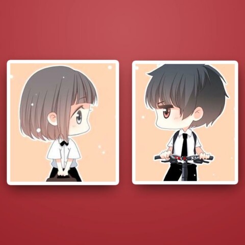 foto couple anime terpisah