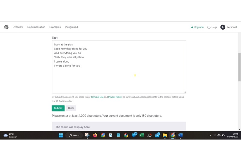 AI Text Classifier 1