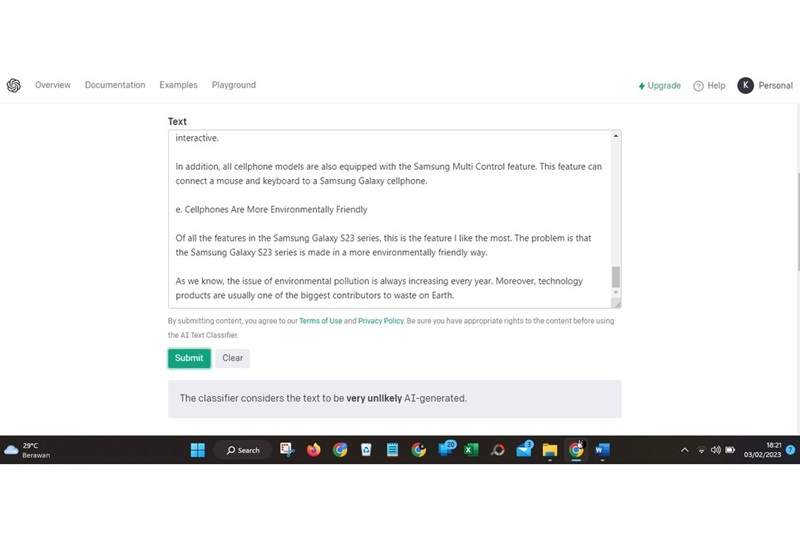 AI Text Classifier 2