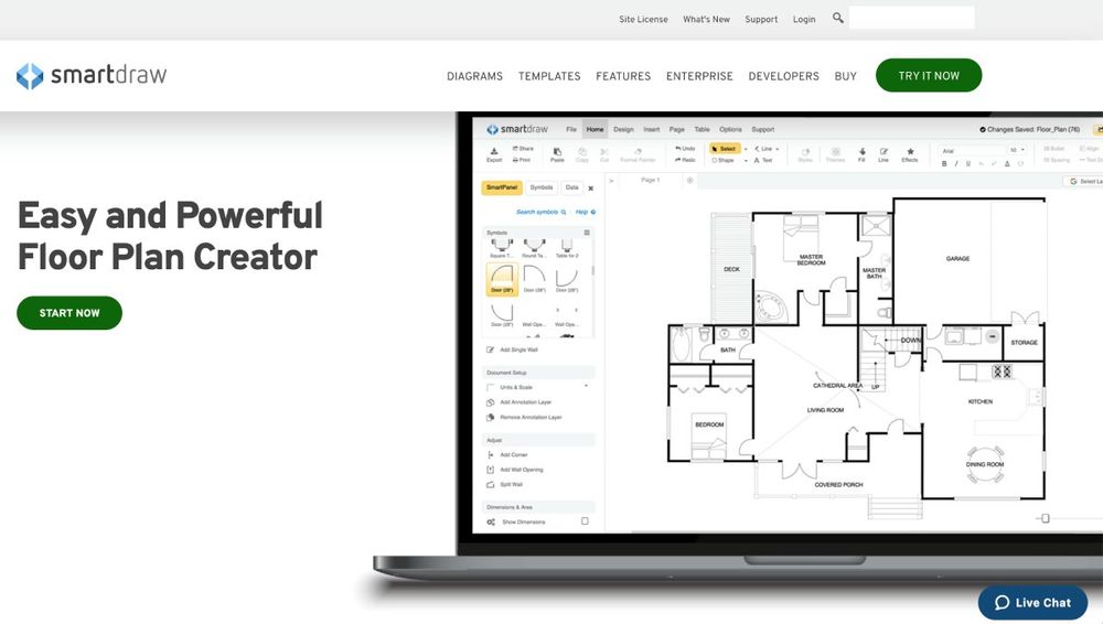 aplikasi desain rumah gratis smartdraw