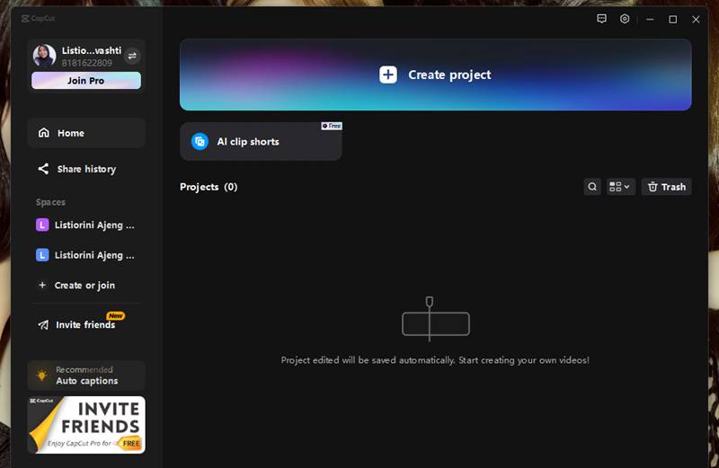 Cara Masukkan Video di CapCut PC 1