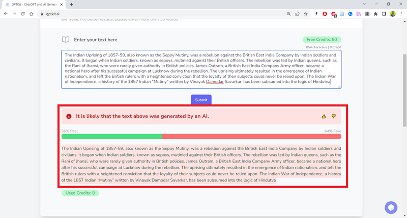 GPTKit - cara mendeteksi tulisan Ai